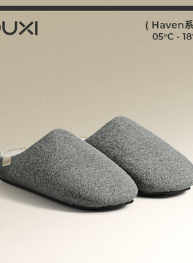 朴西沐然静音毛巾布棉拖鞋女士2025秋冬保暖室内家居包头防滑拖鞋