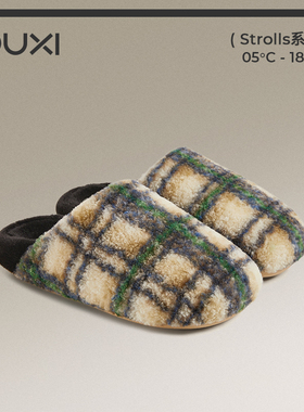 朴西南星棉拖鞋女2025秋冬季保暖室内家居情侣防滑家用毛绒拖鞋男