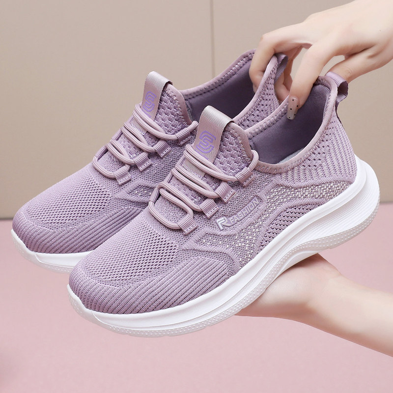 老北京布鞋妈妈运动鞋春秋软底中老年人系带网面透气健步休闲鞋女,女鞋,健步鞋,淘宝优惠券,粉丝福利购,淘宝优惠卷