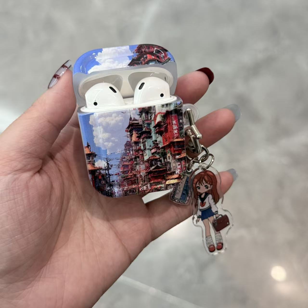 动漫城市真无线蓝牙耳机2025新款入耳式运动降噪可爱适用安卓苹果