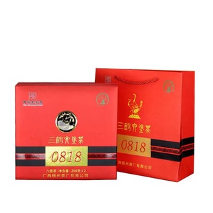 三鹤【0818】礼盒特级2017年陈化六堡茶400克