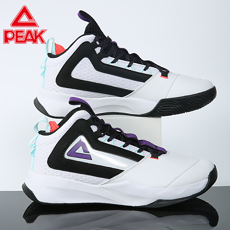 匹克中帮篮球鞋男比赛球鞋2025新款透气防滑耐磨户外运动鞋子男鞋