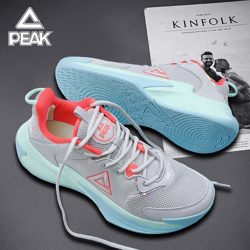 匹克实战低帮篮球鞋男款秋冬季专业训练球鞋透气耐磨减震运动鞋子