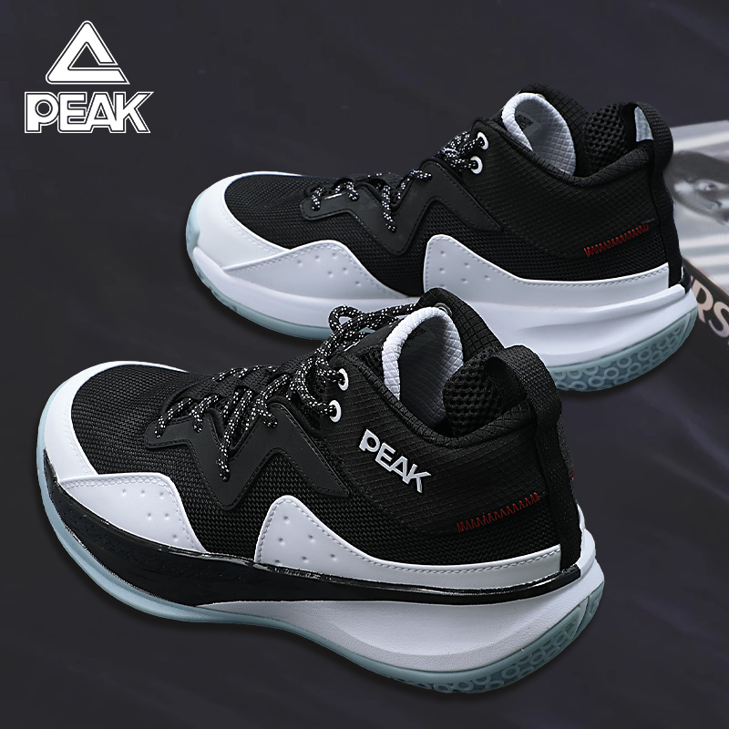 匹克缓震防滑场地扭转中帮篮球鞋