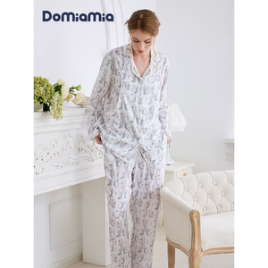 Domiamia月子服孕妇睡衣待产纯棉哺乳服孕期产后可调节家居服套装