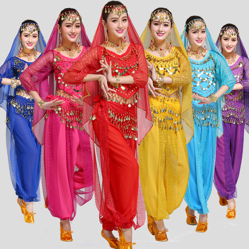 印度舞蹈服装天竺表演服肚皮舞