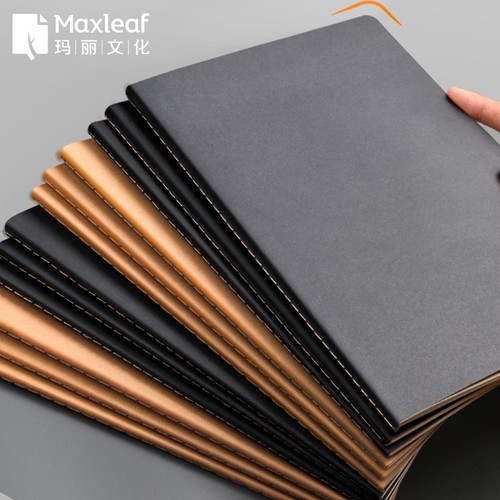 练习本横线简约黑卡纸