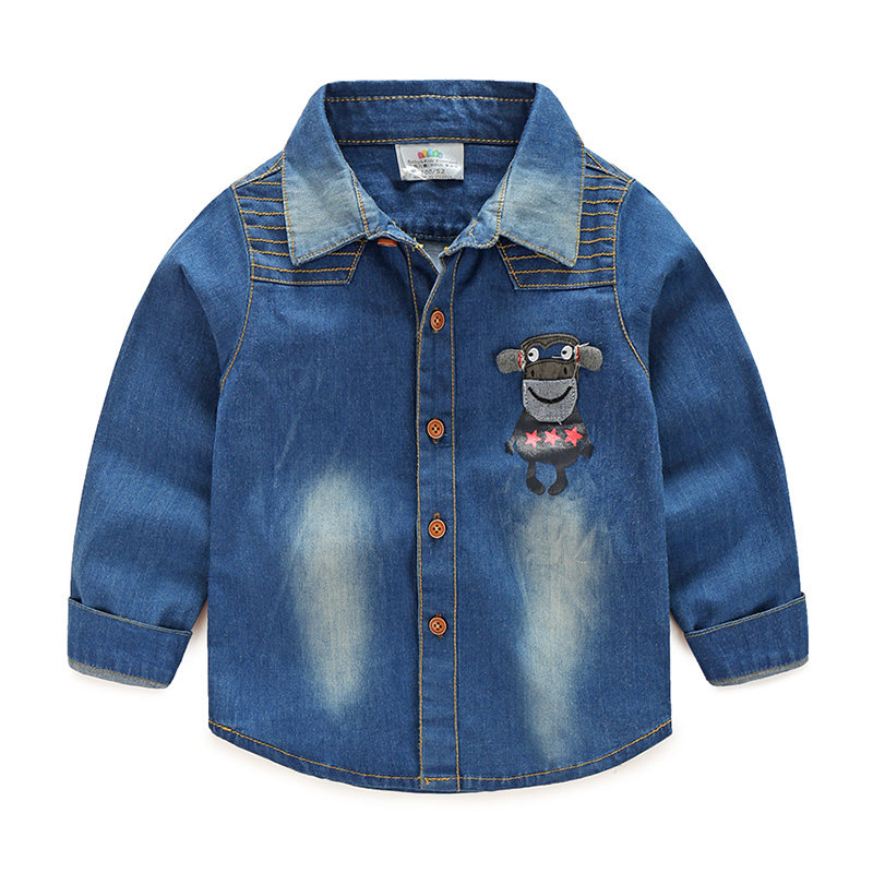 Chemise garcon à manche longue - Ref 2081923 Image 1