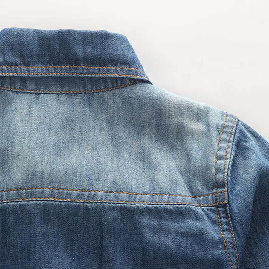 Chemise garcon à manche longue - Ref 2081977 Image 4