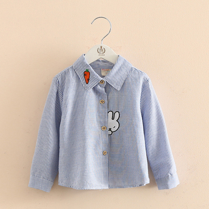 Chemise fille à manche longue - Ref 2088512 Image 3