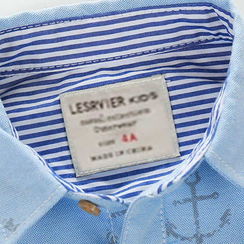 Chemise garcon à manche longue - Ref 2081894 Image 4