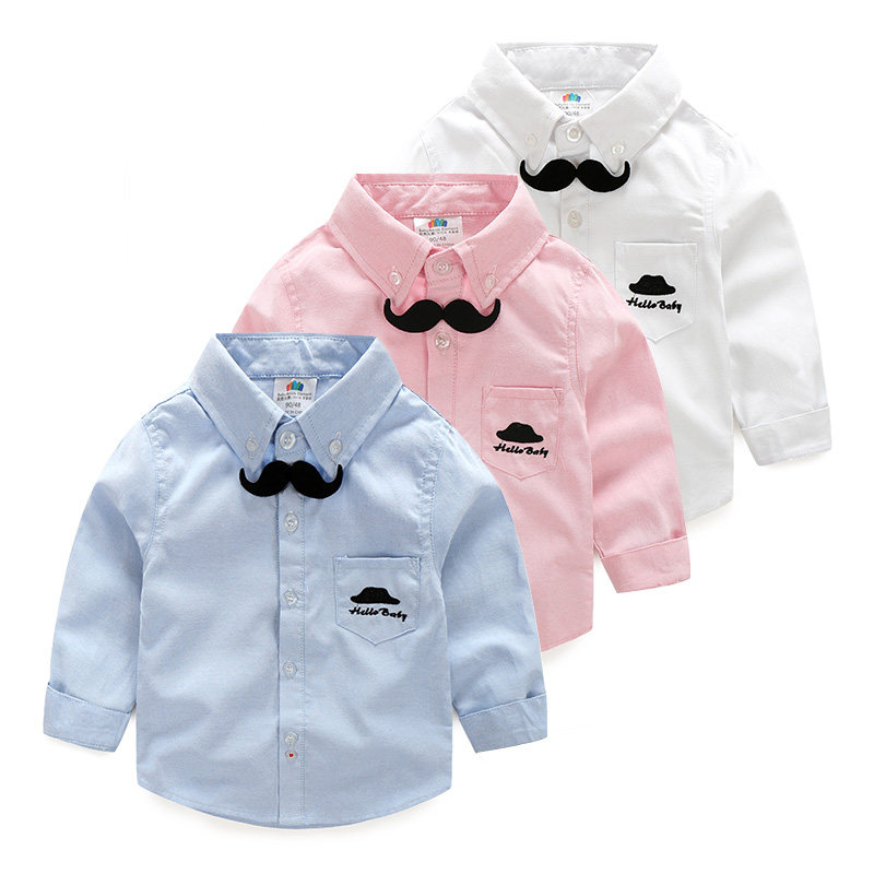 Chemise garcon à manche longue - Ref 2081963 Image 1