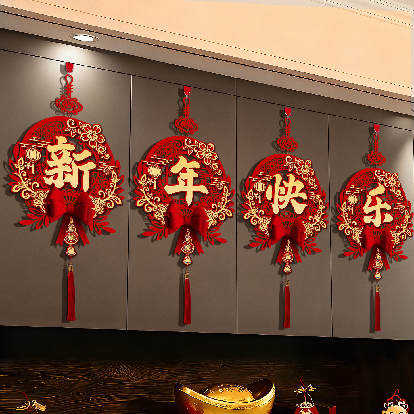 2026马年新年福字挂件春节商场店铺客厅玄关挂饰过年氛围布置装饰,节庆用品/礼品,福字/窗花/窗贴,淘宝优惠券,粉丝福利购,淘宝优惠卷