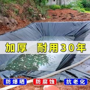庭院水池鱼池专用防水布养殖黑塑料帆布鱼塘防渗膜蓄水池油布篷布