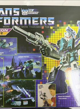 变形玩具金刚 G1 六面兽 六变战士 头领战士1984大电影全新盒装