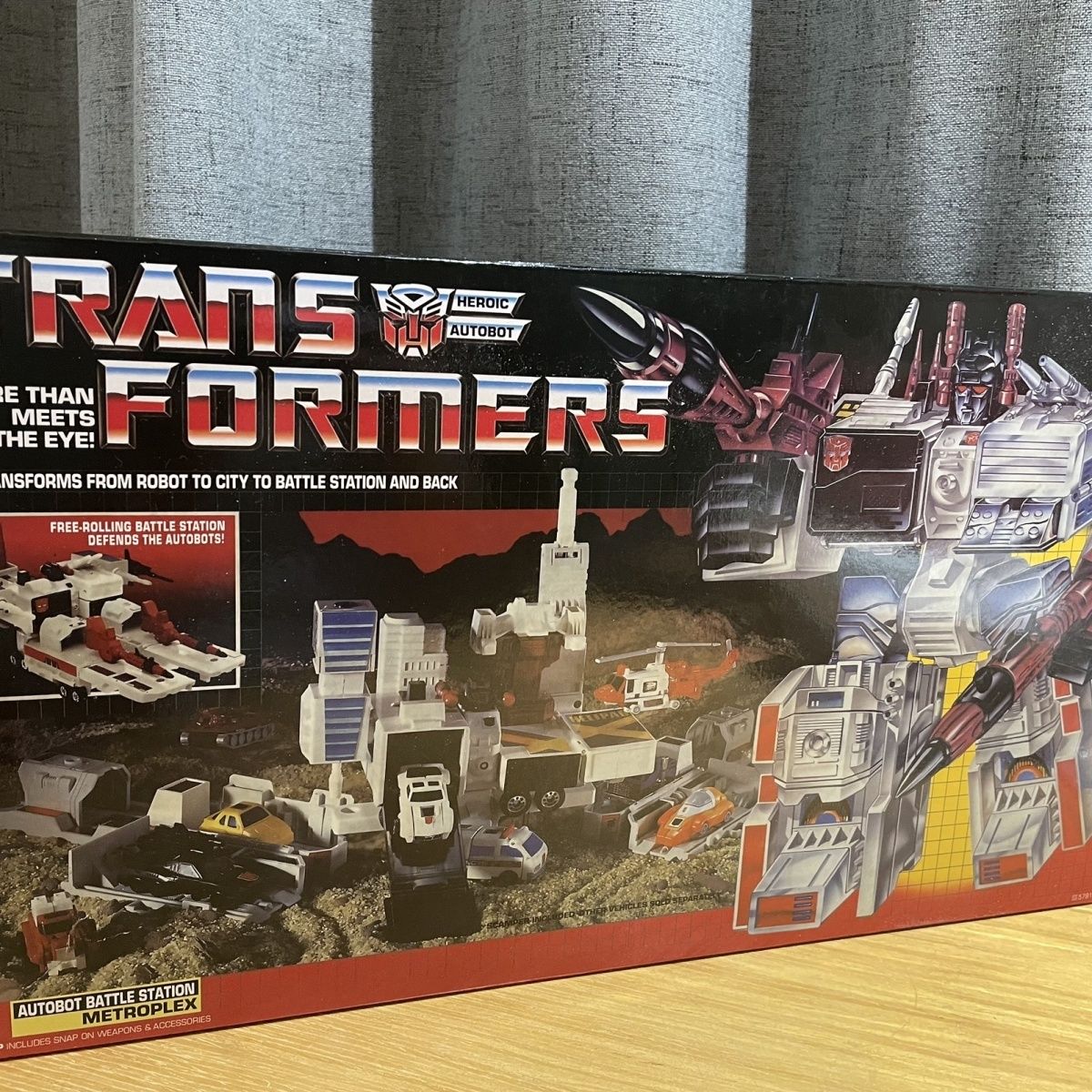 变形玩具金刚 G1 猛大帅 大都市 复刻版1984动画 全新盒装未拆封