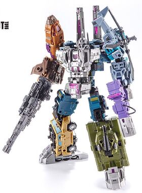 G1变形玩具金刚 PT-05混天豹 五合体战车队 小比例 口袋战争玩具