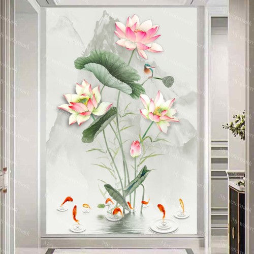 卫生间荷花装饰厨房装饰荷花