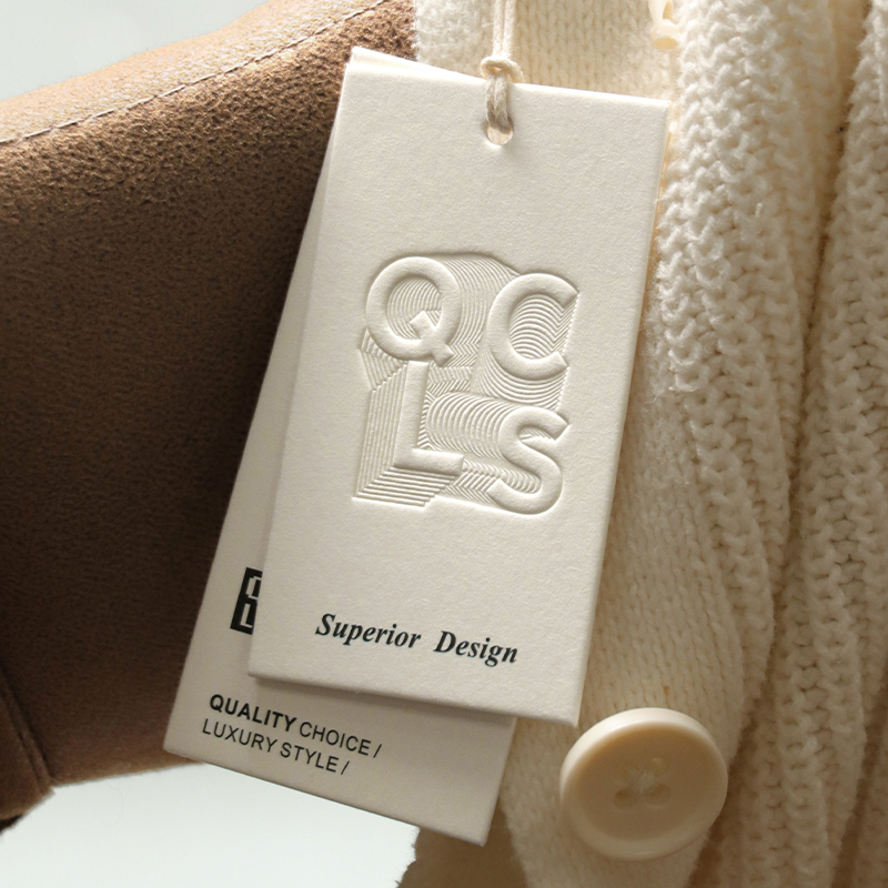 本白卡深压凹吊牌首选