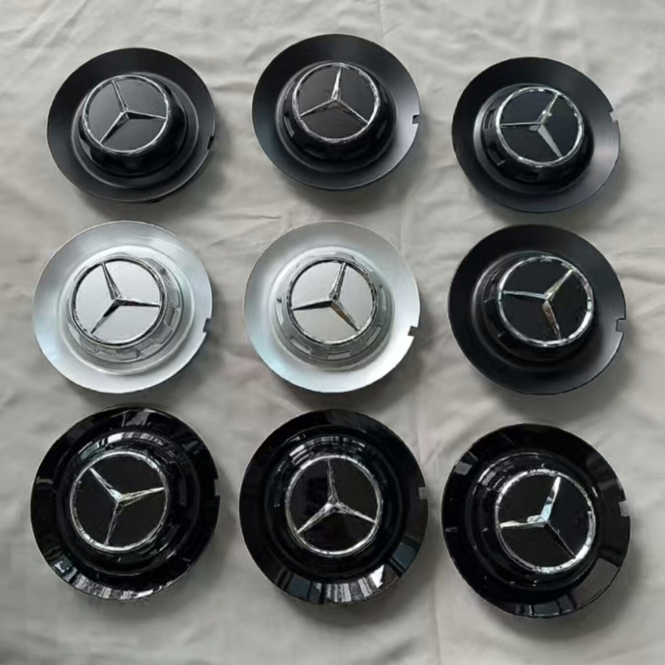 AMG奔驰c63s轮毂盖E63 s65 e63 s450 A45 GLE GTs680改装车轮标盖