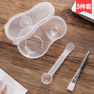 三件套装面膜刷面膜棒泥膜专用刷涂面膜刷子面膜碗和刷子水疗工具