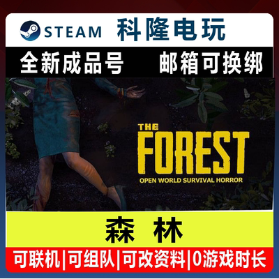 Steam平台国区 森林 TheForest迷失森林全新成品账号标准版账号