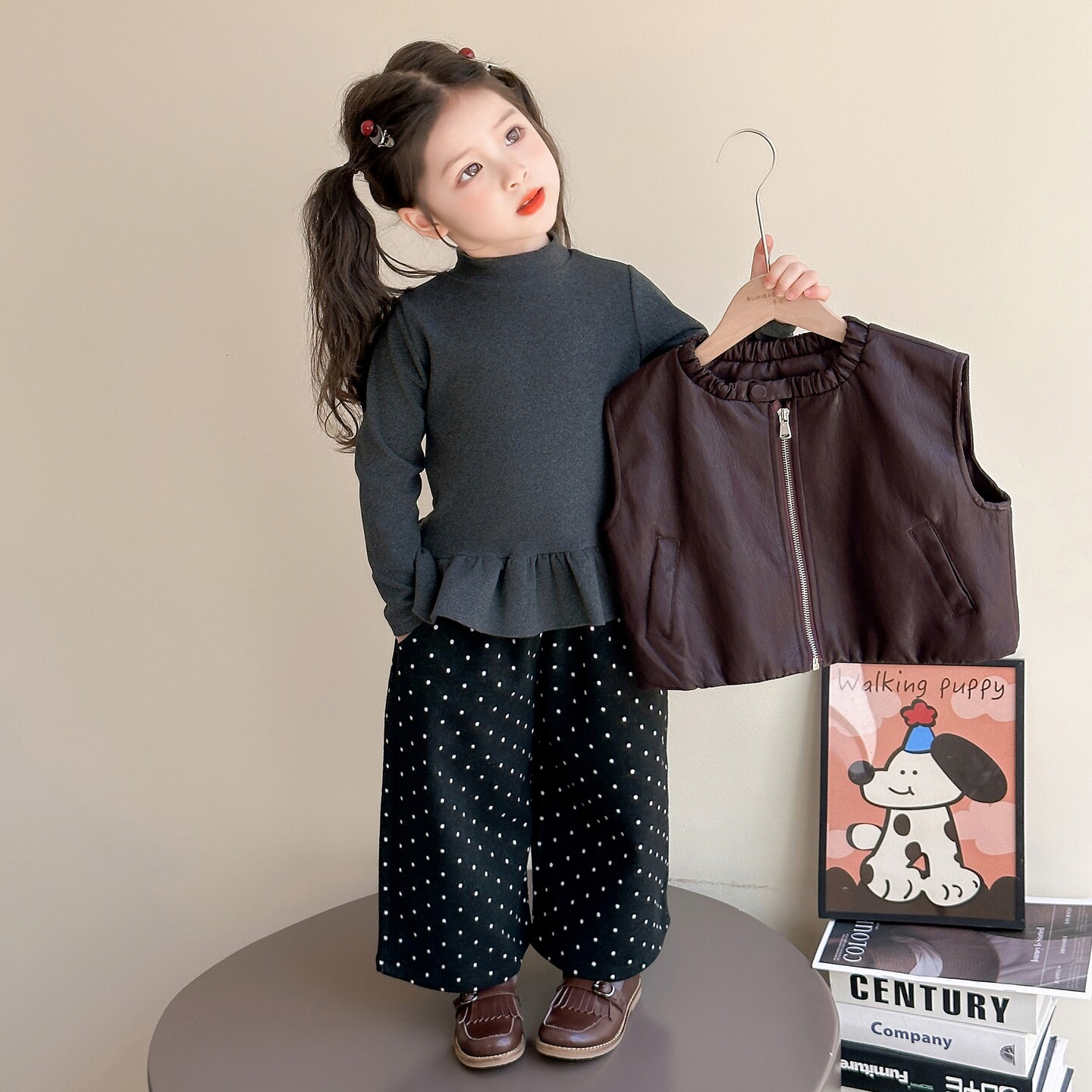 女童秋冬2026新款洋气三件套潮品