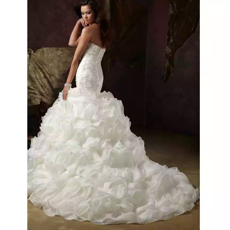 신부 드레스 신부 어머니 드레스 신부 웨딩 드레스 꼬리 사용자 정의