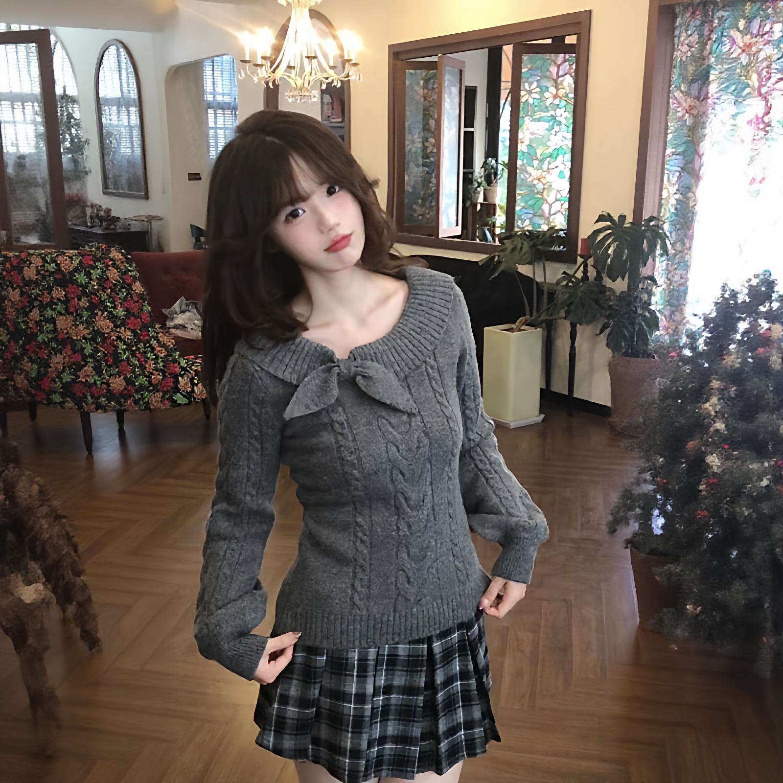 超好看收腰修身显瘦上衣