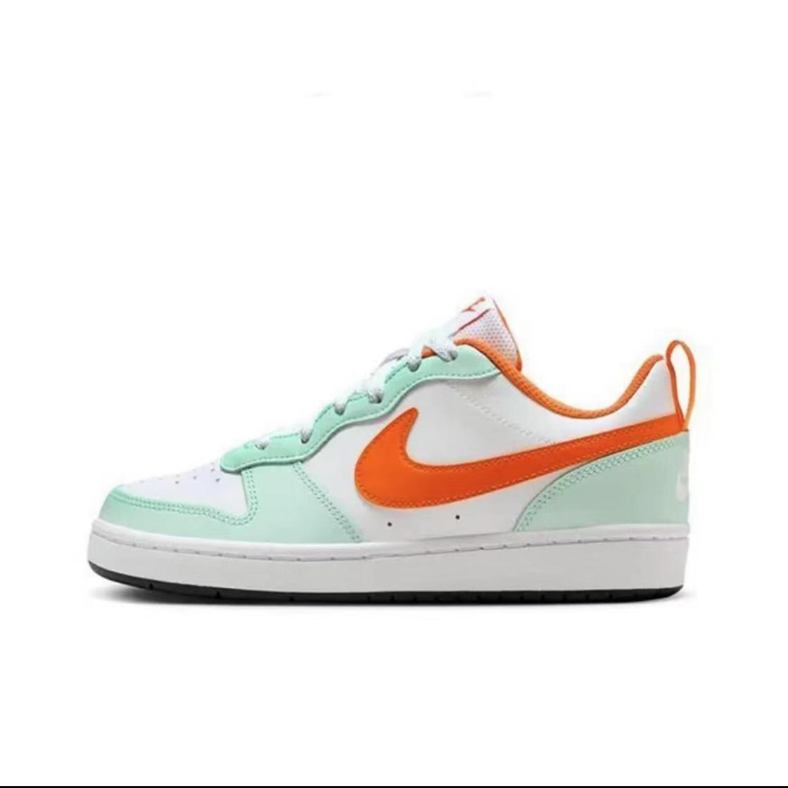 Nike Court Borough女子休闲板鞋白绿橙色FN3687-181