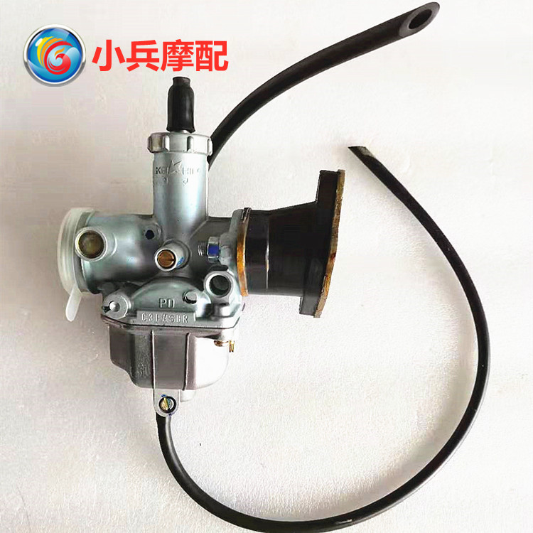 适用于五羊本田领御WH125-5化油器带接口