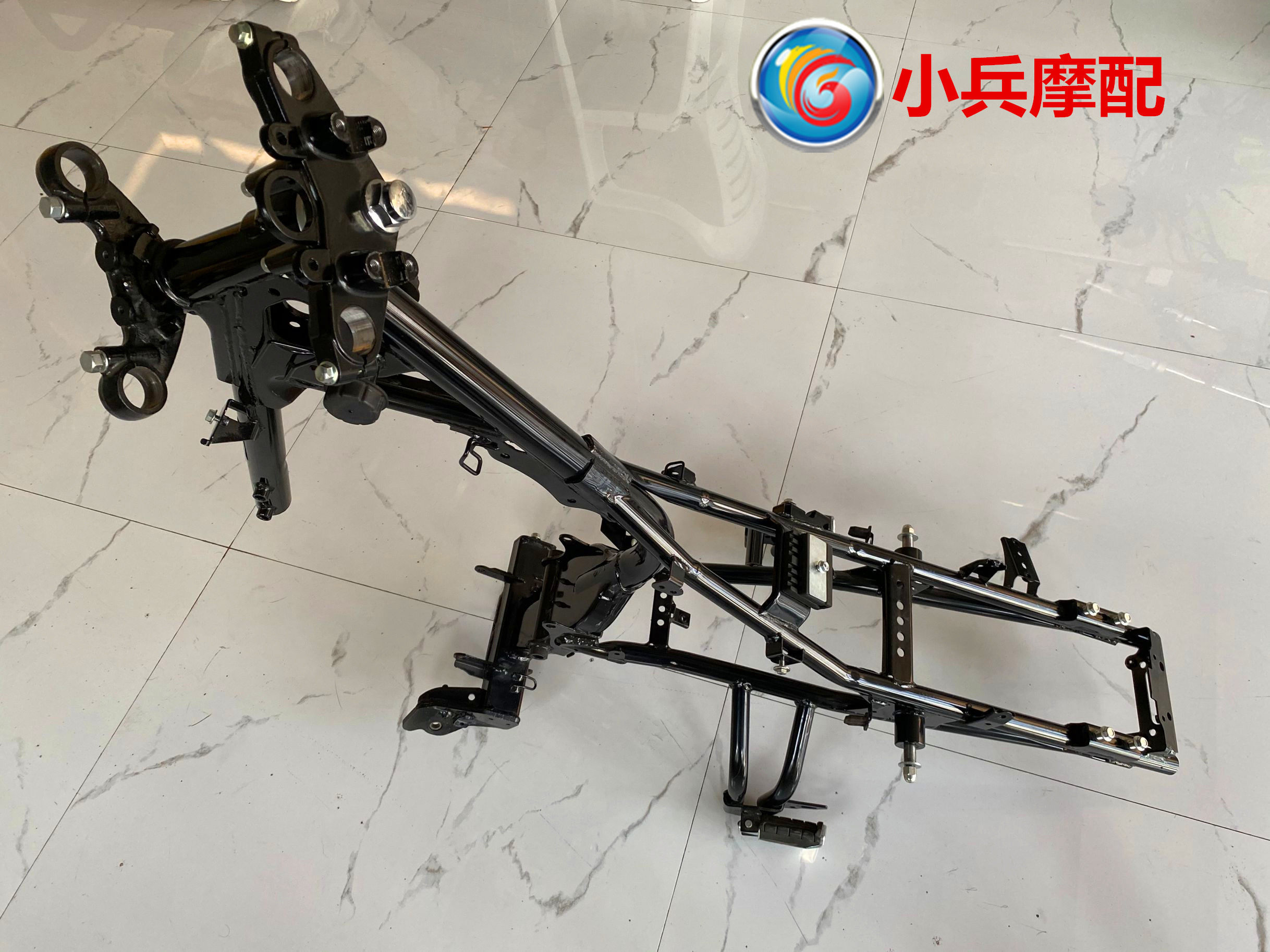 适用建设雅马哈飞致150 YS150 车架大梁双碟版