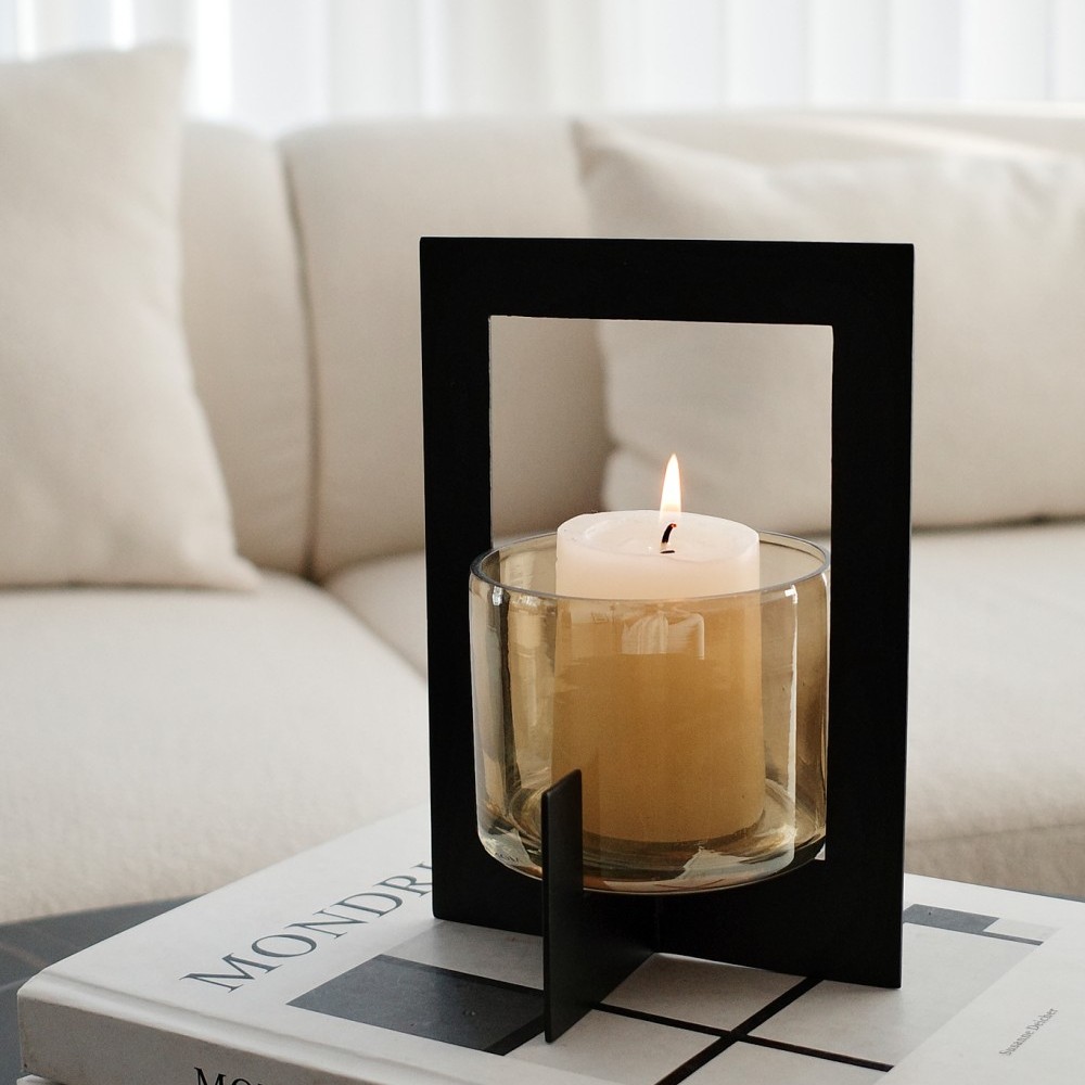 印度进口现代轻奢法式铁艺烛台