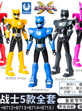 迷你特工队公仔展高最强战士雷