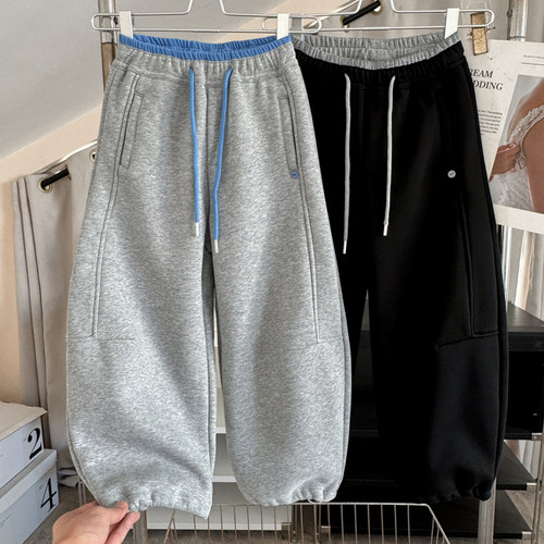 2025冬男女童中大童宽松长裤