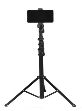 轻便落地直播三脚架tripod1.6米自拍杆三脚架户外室内拍摄设备架