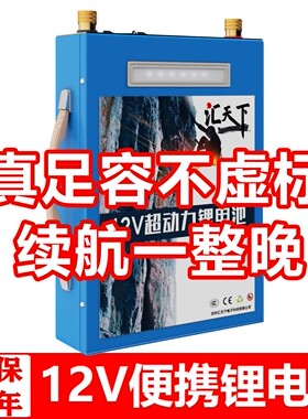 12V锂电池大容量国标便携三元