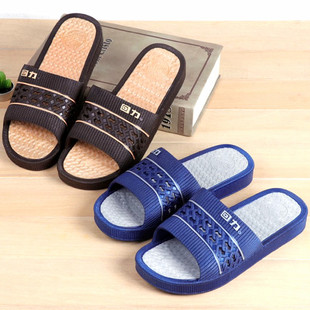 回力拖鞋男一字拖夏季新款韩版家用情侣平底耐磨柔软凉拖居家男鞋