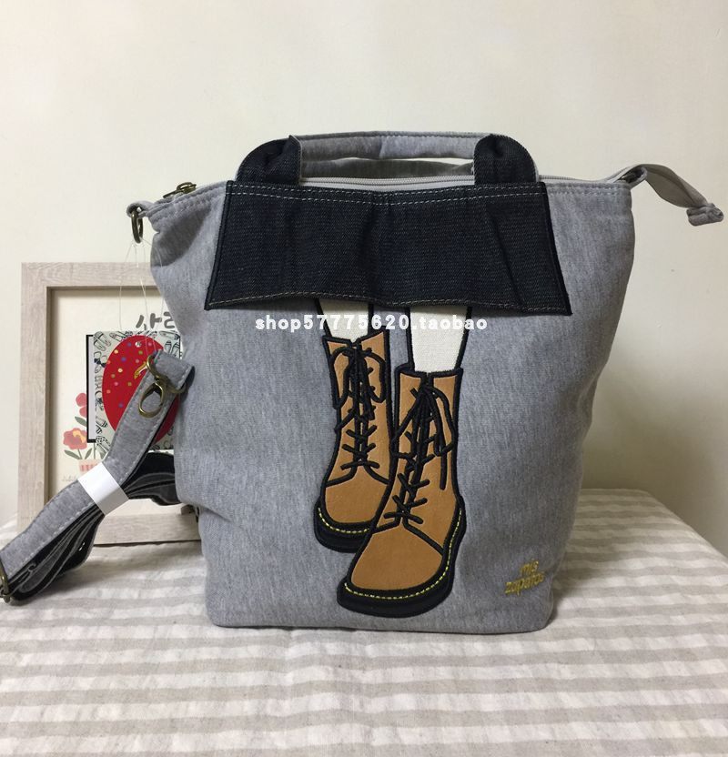 特价miszapatos小清新刺绣单肩包百搭休闲包女款手提斜跨双肩包