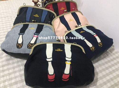 日单包包miszapatos小皮革斜挎包