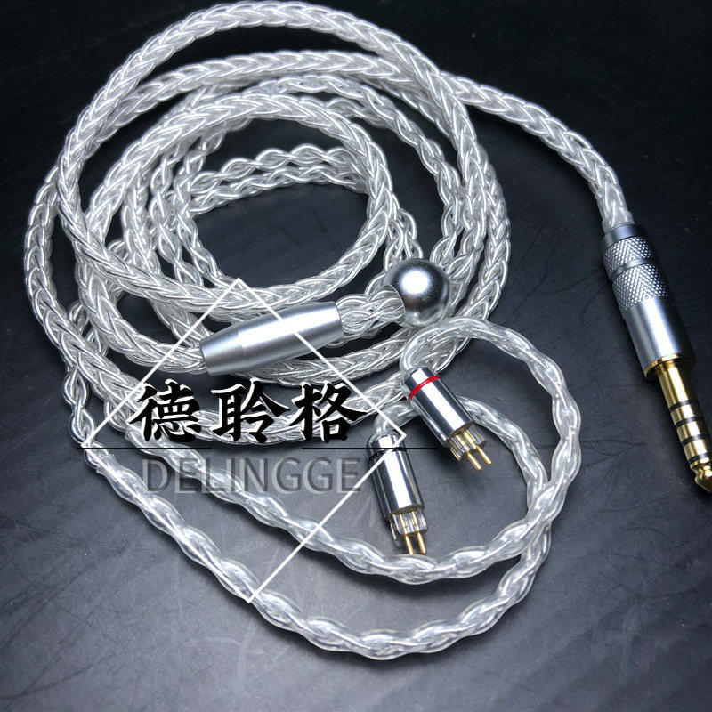 德聆格CM 0.78mm双针WAR UM3X ES3 ES5灰黑水黄鹂TFZ耳机升级线