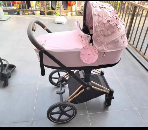 现货直邮  Cybex Priam 4.0 高景观双向樱花粉婴儿车儿童手推车
