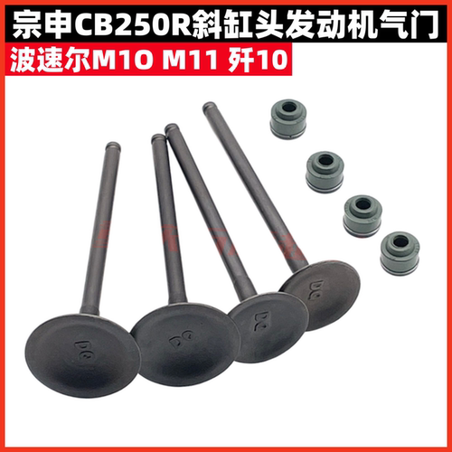 CB250R斜缸头波速尔歼10M10气门