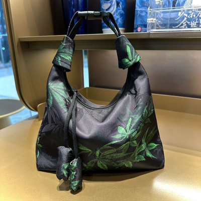 香云纱包包女国风单肩包斜挎包手拎托特包中年妈妈包