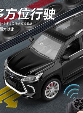 正版授权遥控版雷克萨斯570合金仿真越野汽车模型男孩SUV金属摆件