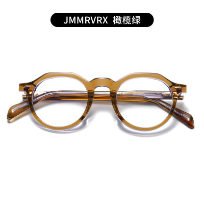 JACQUES同款时尚女款高档眼镜架板材平光近视眼镜框JMMRVRX8.0