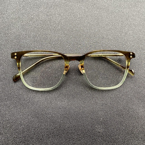 增同永款GMS-620TS日本手工板材双色拼料眼镜框架