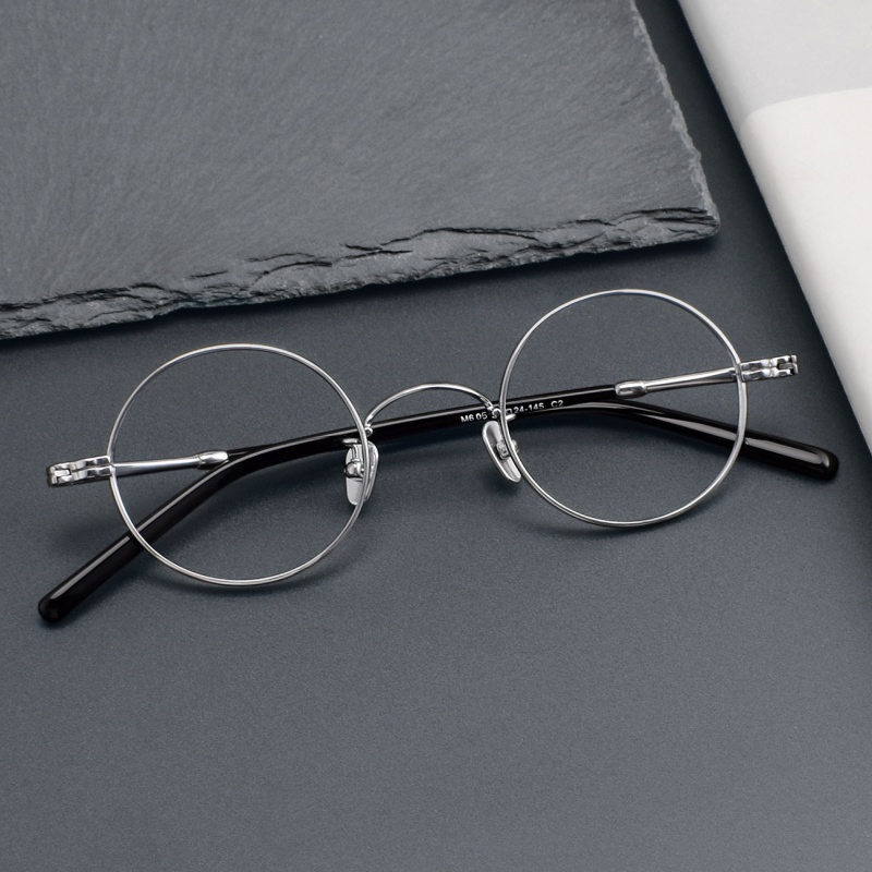 Shenzhen high quality titanium glasses frame round small