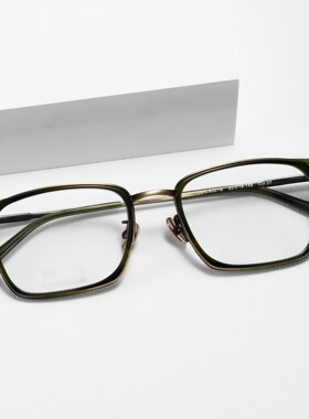 增同永款GMS-632TS经典纯钛板材套圈镜架近视眼镜框