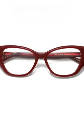 GENTLE性感猫眼板材眼镜架545可配近视镜片板材双色镜框MONSTER女